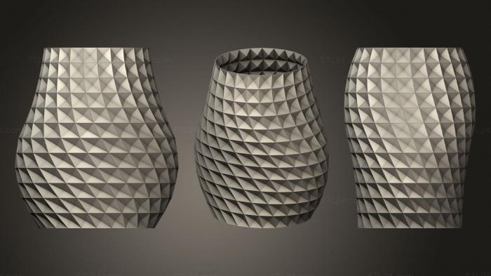 Vases (Sleak Vase, VZ_1037) 3D models for cnc